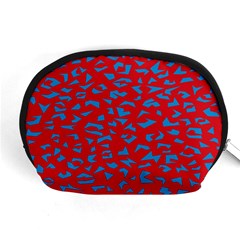 Blue Red Space Galaxy Accessory Pouches (medium) 