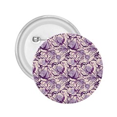 Vegetable Cabbage Purple Flower 2 25  Buttons by Mariart