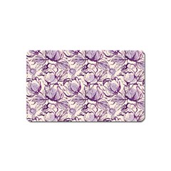 Vegetable Cabbage Purple Flower Magnet (name Card) by Mariart