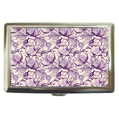 Vegetable Cabbage Purple Flower Cigarette Money Cases