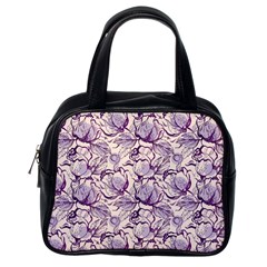 Vegetable Cabbage Purple Flower Classic Handbags (one Side) by Mariart