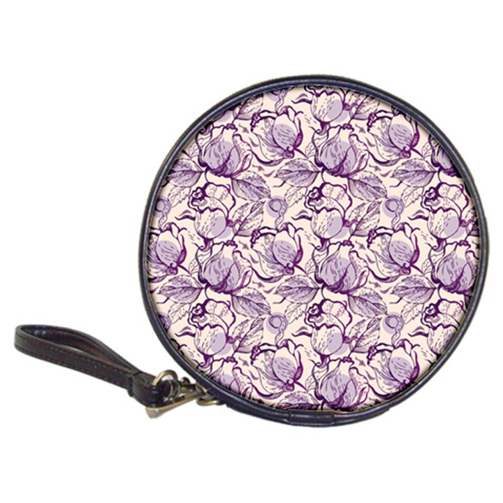 Vegetable Cabbage Purple Flower Classic 20-CD Wallets