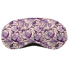 Vegetable Cabbage Purple Flower Sleeping Masks