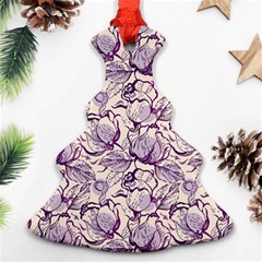 Vegetable Cabbage Purple Flower Ornament (christmas Tree) 