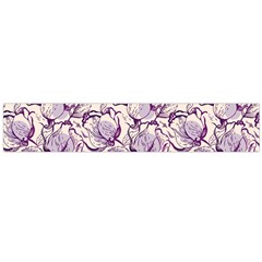 Vegetable Cabbage Purple Flower Flano Scarf (large) by Mariart