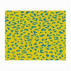 Blue Yellow Space Galaxy Small Glasses Cloth