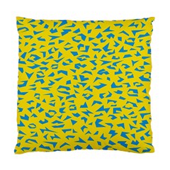 Blue Yellow Space Galaxy Standard Cushion Case (two Sides) by Mariart