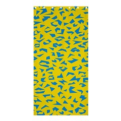 Blue Yellow Space Galaxy Shower Curtain 36  X 72  (stall)  by Mariart