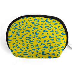 Blue Yellow Space Galaxy Accessory Pouches (medium) 