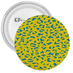 Blue Yellow Space Galaxy 3  Buttons