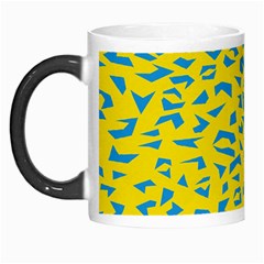 Blue Yellow Space Galaxy Morph Mugs by Mariart