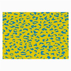 Blue Yellow Space Galaxy Large Glasses Cloth (2-side)