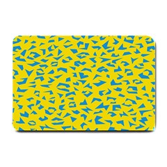 Blue Yellow Space Galaxy Small Doormat 