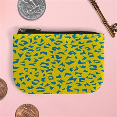 Blue Yellow Space Galaxy Mini Coin Purses by Mariart