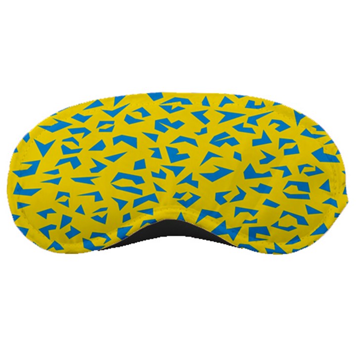 Blue Yellow Space Galaxy Sleeping Masks