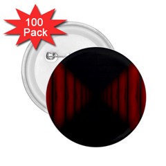 Black Red Door 2 25  Buttons (100 Pack) 