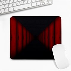 Black Red Door Large Mousepads by Mariart