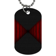 Black Red Door Dog Tag (two Sides)