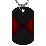 Black Red Door Dog Tag (Two Sides) Front