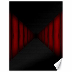 Black Red Door Canvas 18  X 24   by Mariart