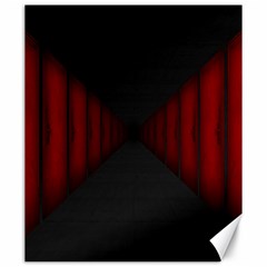 Black Red Door Canvas 20  X 24  