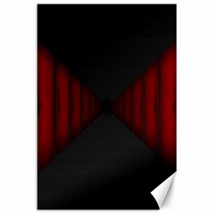 Black Red Door Canvas 20  X 30  