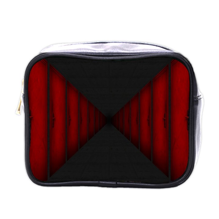 Black Red Door Mini Toiletries Bags