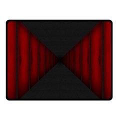 Black Red Door Fleece Blanket (small)