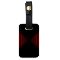 Black Red Door Luggage Tags (one Side) 