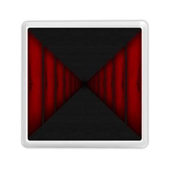 Black Red Door Memory Card Reader (square)  by Mariart