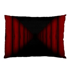 Black Red Door Pillow Case (two Sides) by Mariart