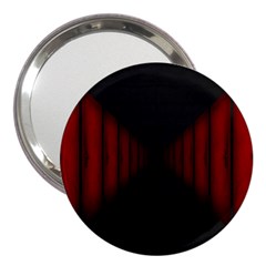 Black Red Door 3  Handbag Mirrors