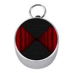 Black Red Door Mini Silver Compasses