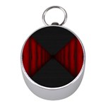 Black Red Door Mini Silver Compasses Front