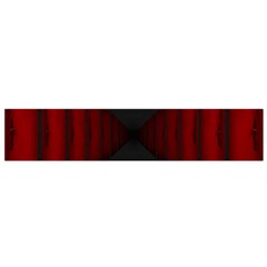 Black Red Door Flano Scarf (small)