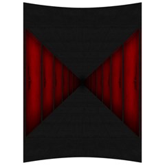 Black Red Door Back Support Cushion by Mariart