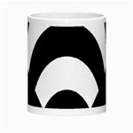 Circle White Black Morph Mugs Center