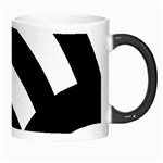 Circle White Black Morph Mugs Right