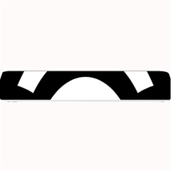 Circle White Black Small Bar Mats