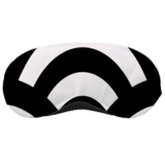 Circle White Black Sleeping Masks