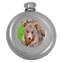 Baby Bear Animals Round Hip Flask (5 oz)