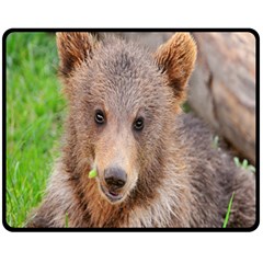 Baby Bear Animals Fleece Blanket (Medium) 