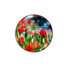 Colorful Flowers Hat Clip Ball Marker (10 Pack) by Mariart