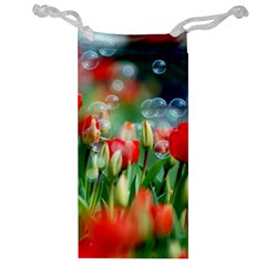 Colorful Flowers Jewelry Bag by Mariart