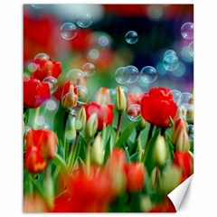 Colorful Flowers Canvas 16  X 20   by Mariart