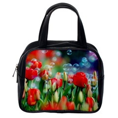 Colorful Flowers Classic Handbags (one Side) by Mariart