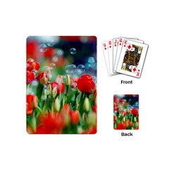 Colorful Flowers Playing Cards (mini)  by Mariart