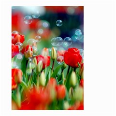 Colorful Flowers Small Garden Flag (two Sides) by Mariart