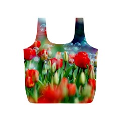 Colorful Flowers Full Print Recycle Bags (s) 