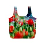 Colorful Flowers Full Print Recycle Bags (S)  Front